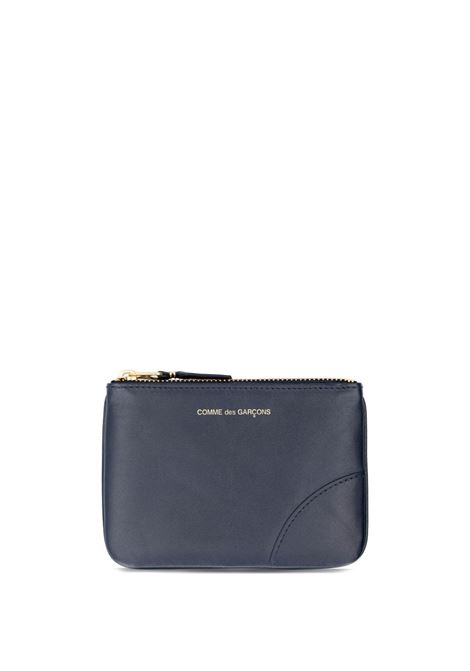 zip wallet unisex navy  COMME DES GARÇONS WALLET | SA8100NAVY